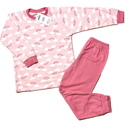 Piżama bawełniana dla dziewczynki MROFI